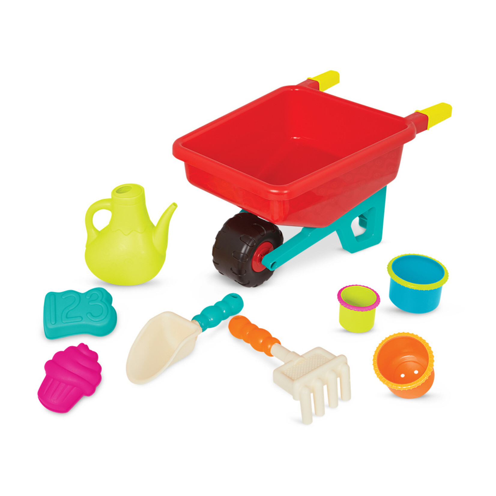 B. Collection Btoys Brouette avec accessoires de jeux