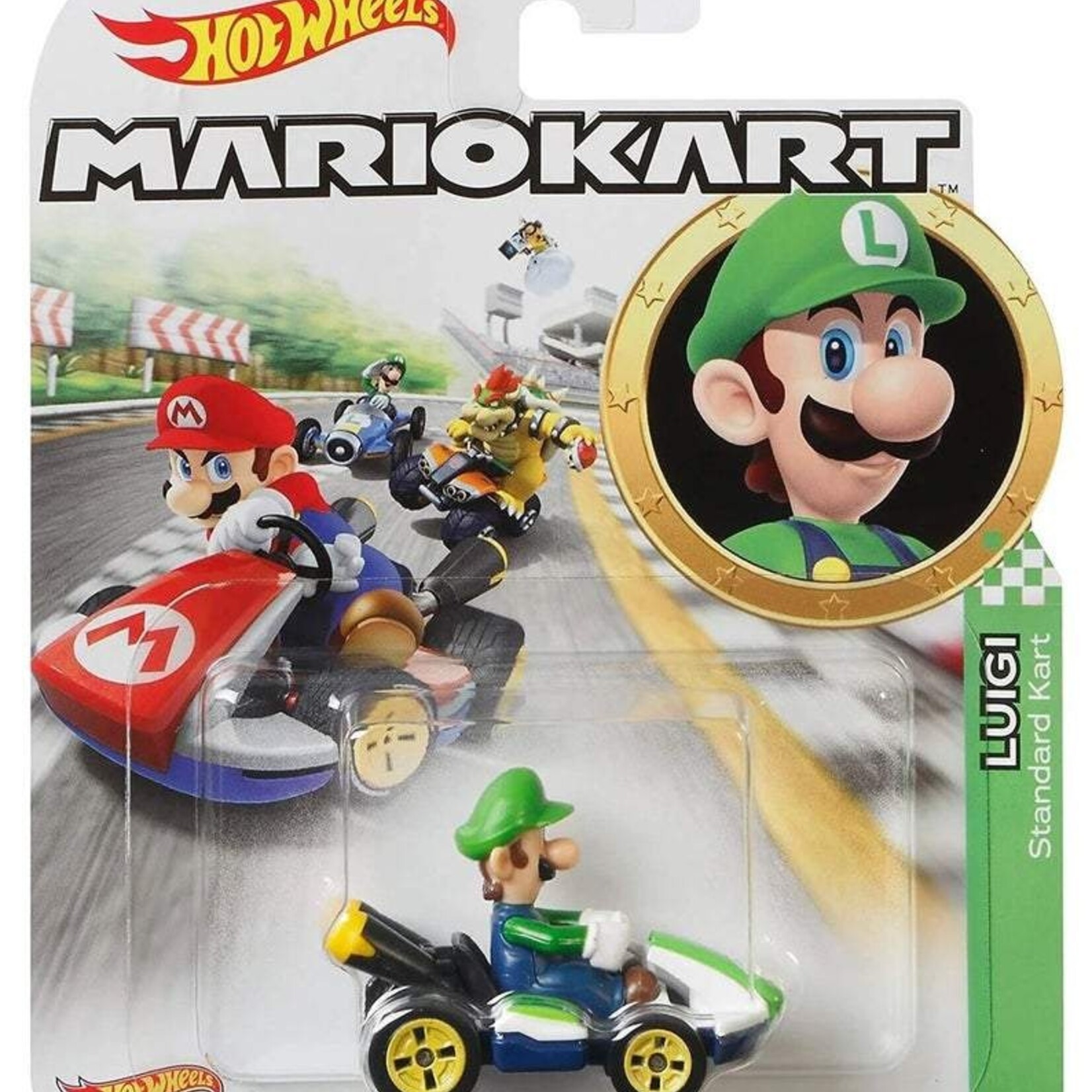 Mattel Hot Wheels  Mario Kart - Luigi