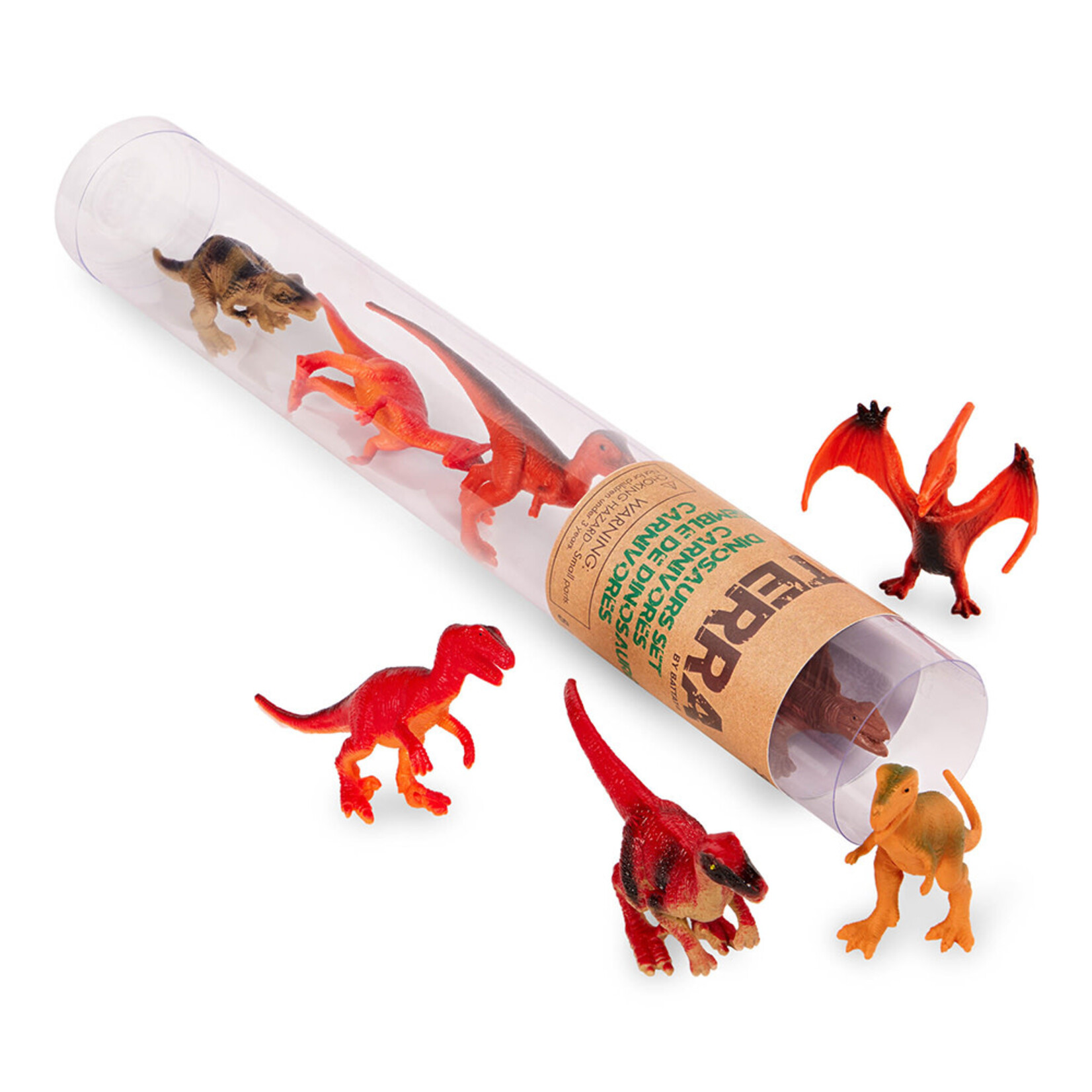 battat Battat Terra animaux en tubes dinosaures carnivores