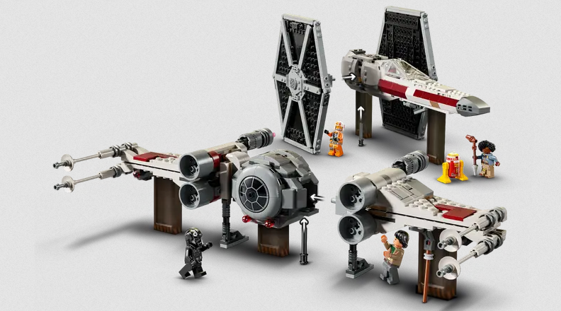 Lego Lego 75393 Star Wars - La fusion du chasseur TIE et du X-wing