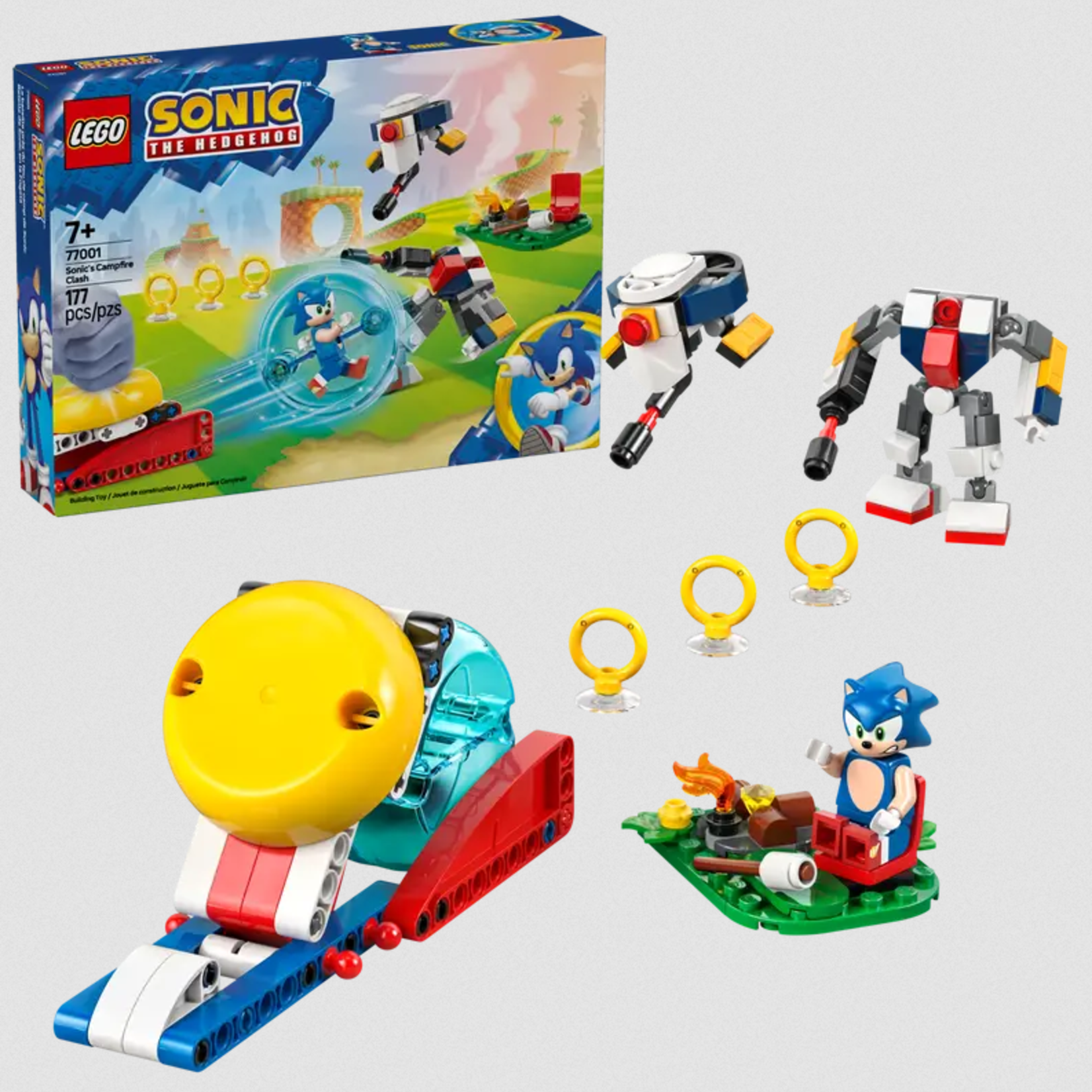 Lego Lego 77001 Sonic - La bataille près du feu de camp de Sonic
