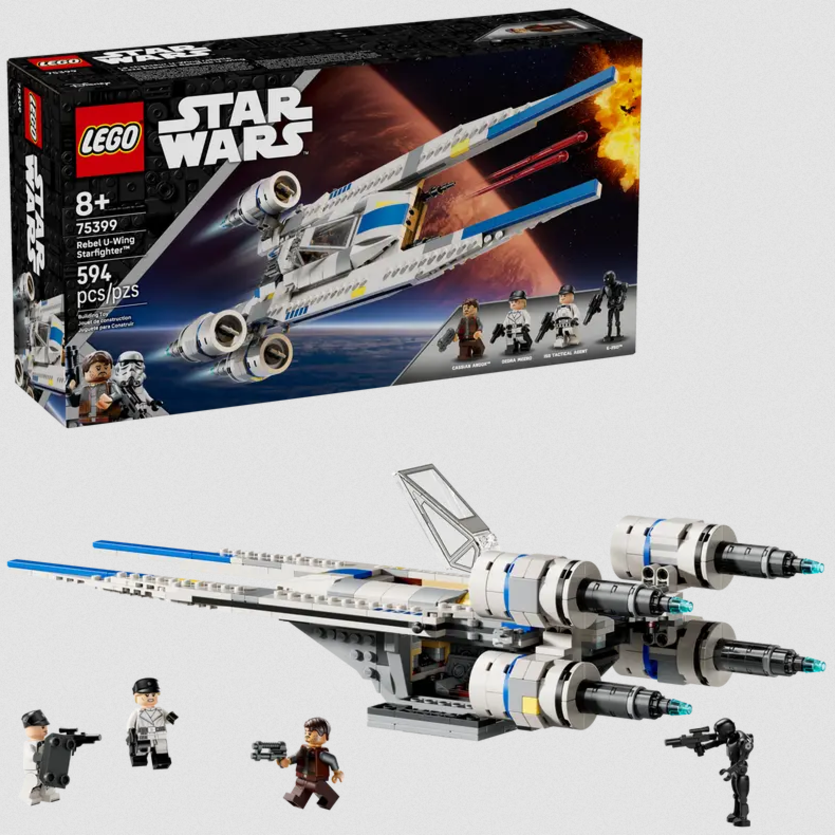 Lego Lego 75399 Star Wars - Le chasseur U-Wing rebelle