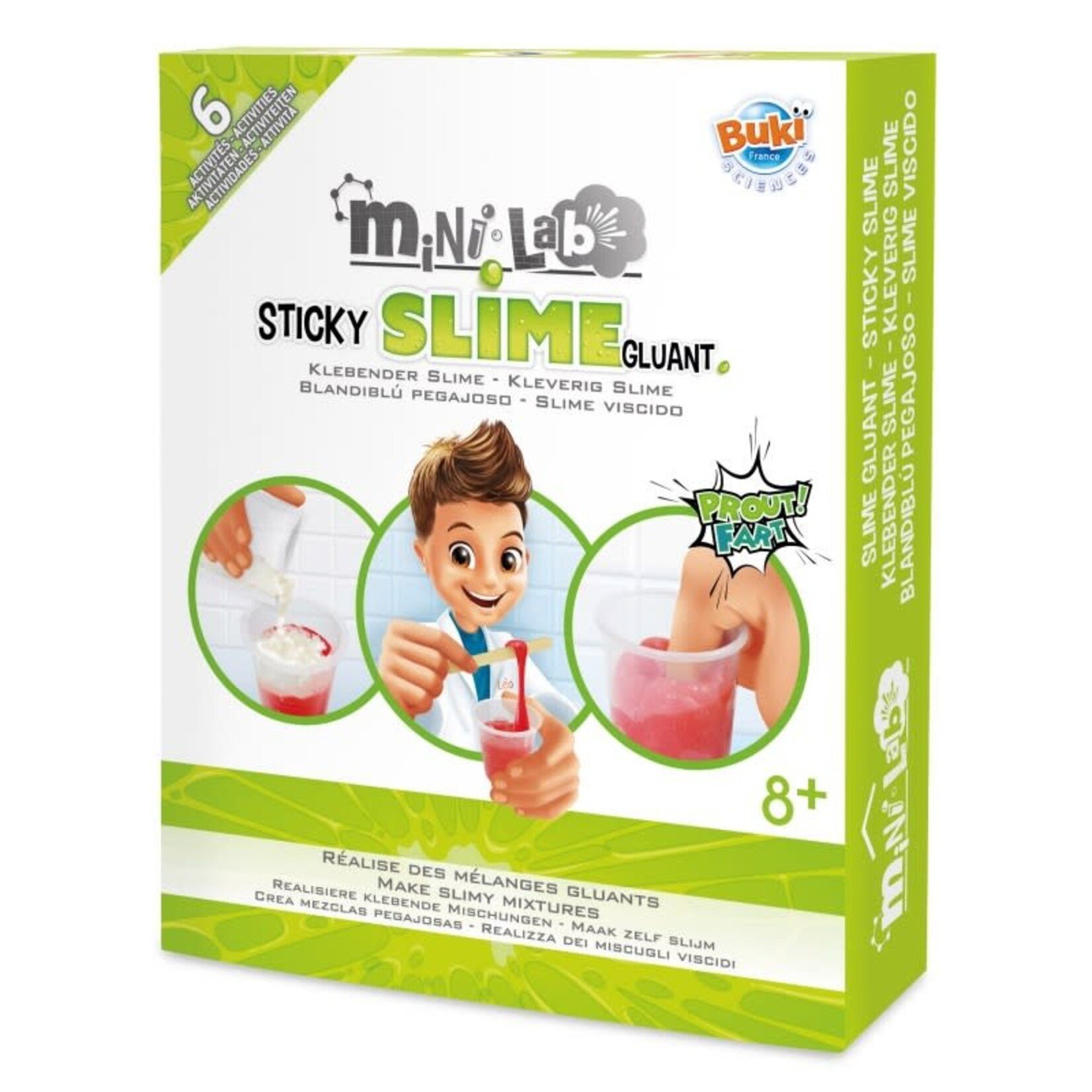 Buki Buki Mini Lab Slime Gluant