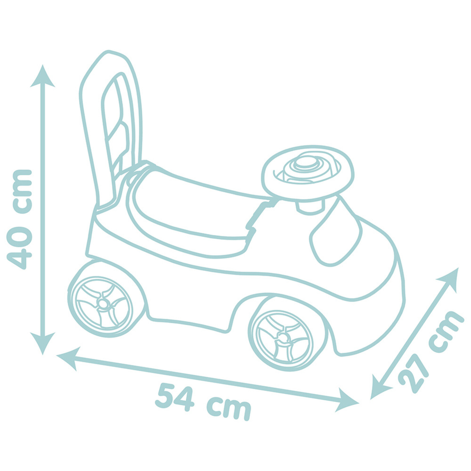 Smoby Little Smoby - Porteur Auto