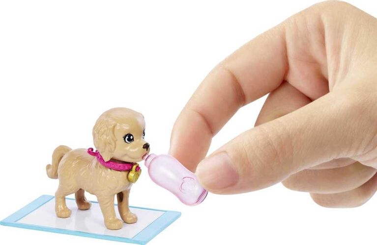 Mattel Barbie - Coffret de jeu adoption de chiots avec poupée