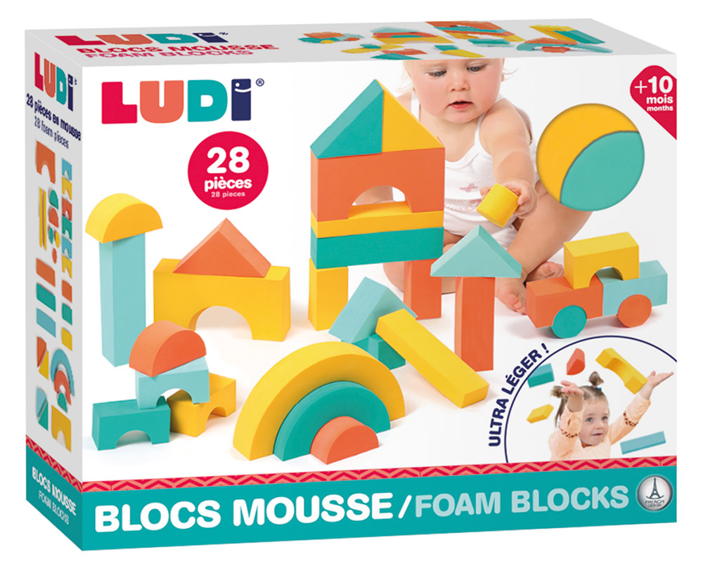 LUDI Ludi 28 blocs en mousse