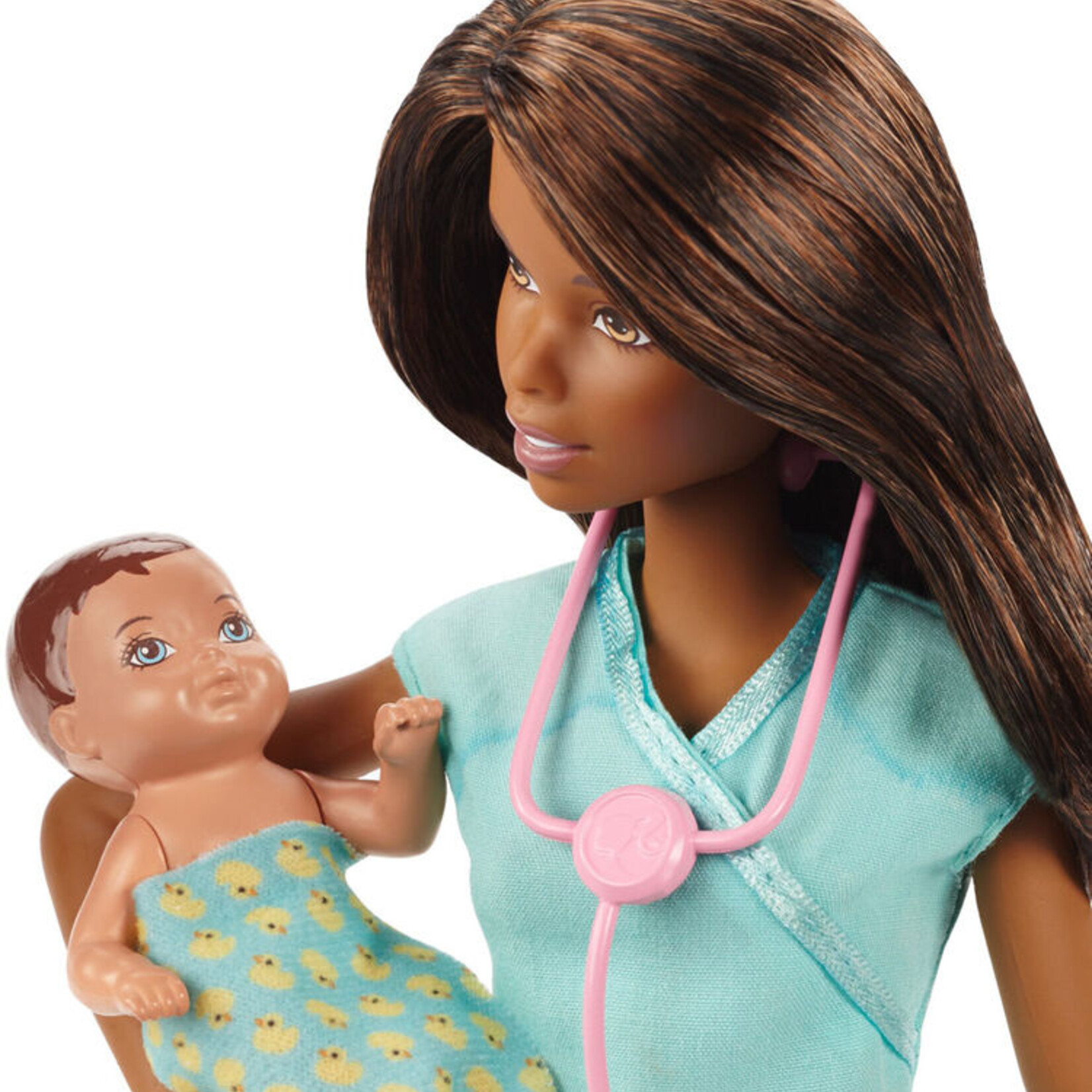 Mattel Barbie Pédiatre avec jumeaux