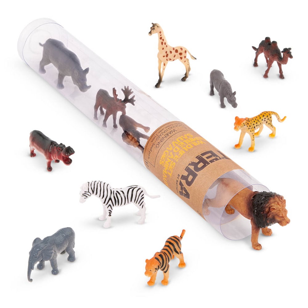 battat Battat Terra animaux en tubes Animaux sauvages