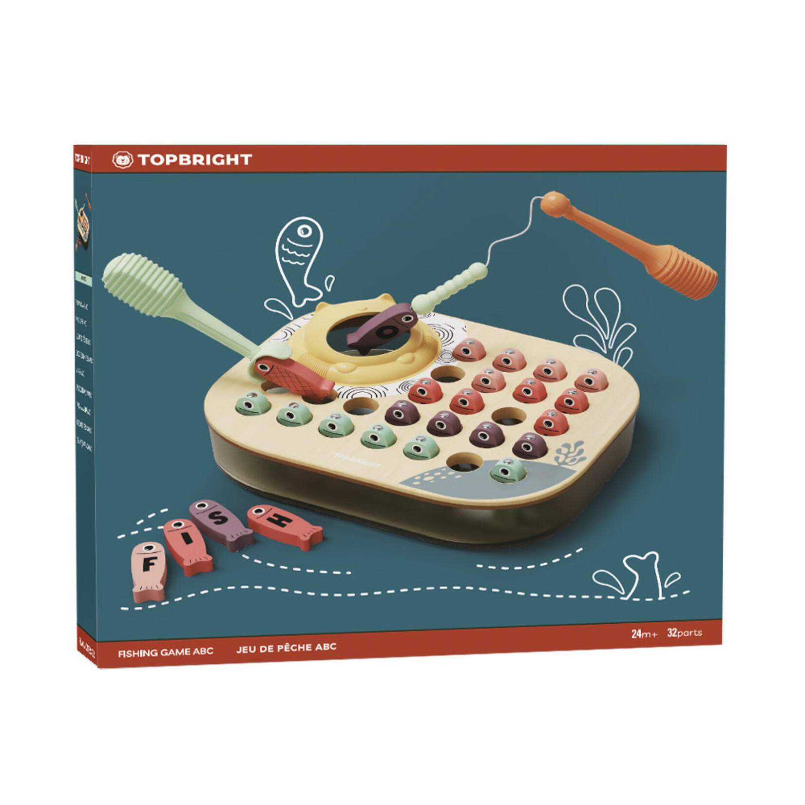 Topbright Jeu de pêche ABC