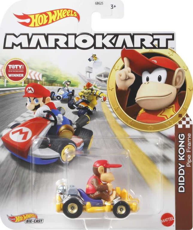 Hot Wheels Hot Wheel Mario Kart - Diddy Kong