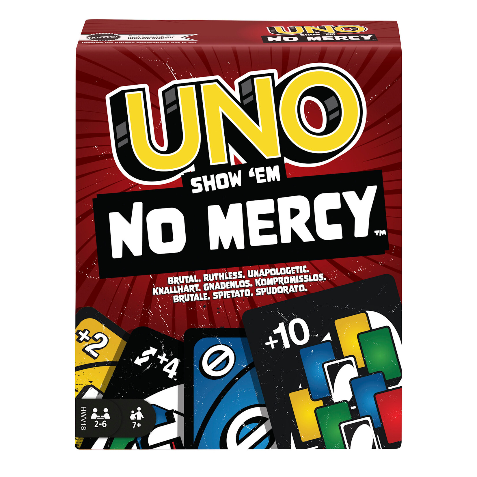 Mattel UNO Sans Pitié No Mercy (ML)