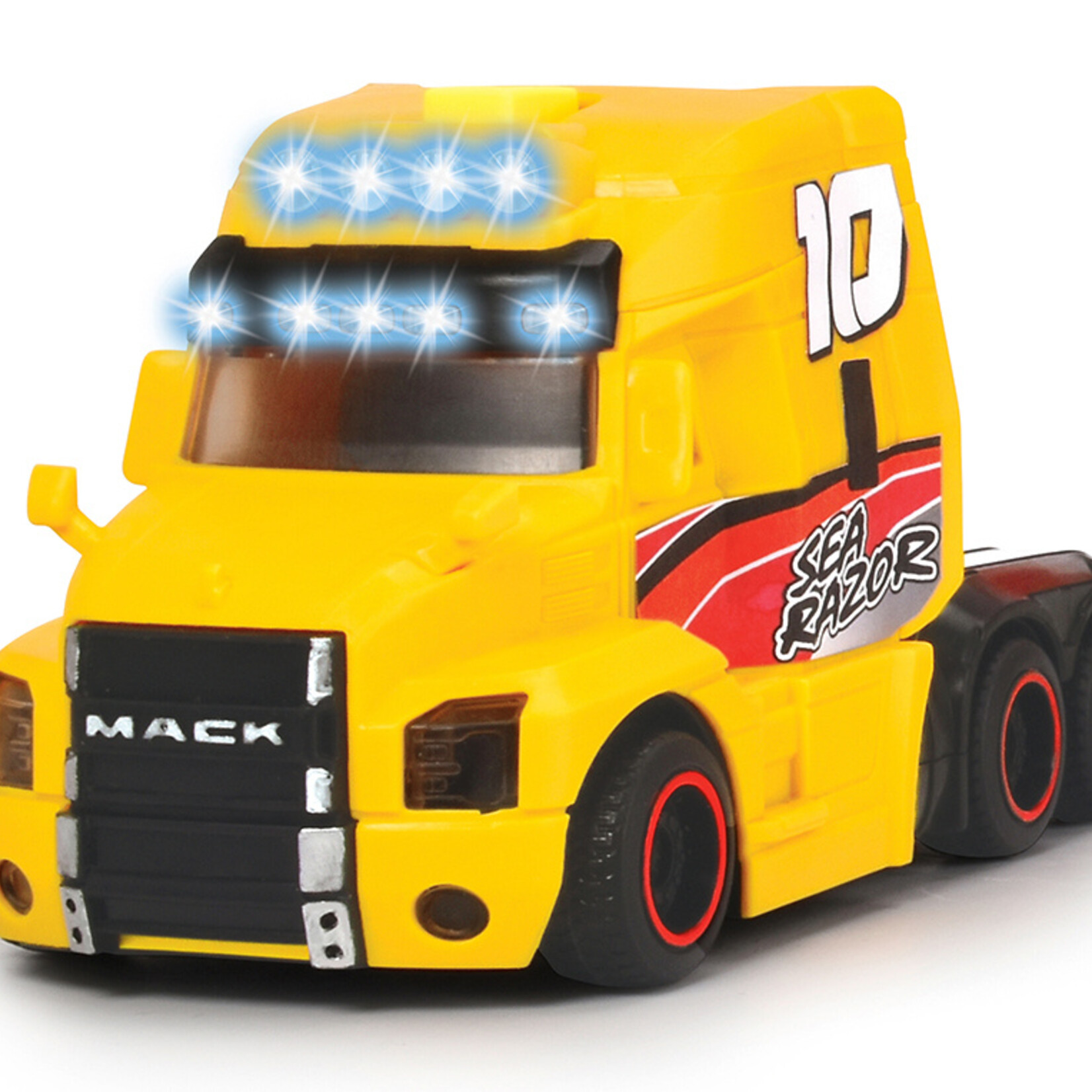 Dickie Toys Dickie - Ensemble de camion et bateau de course