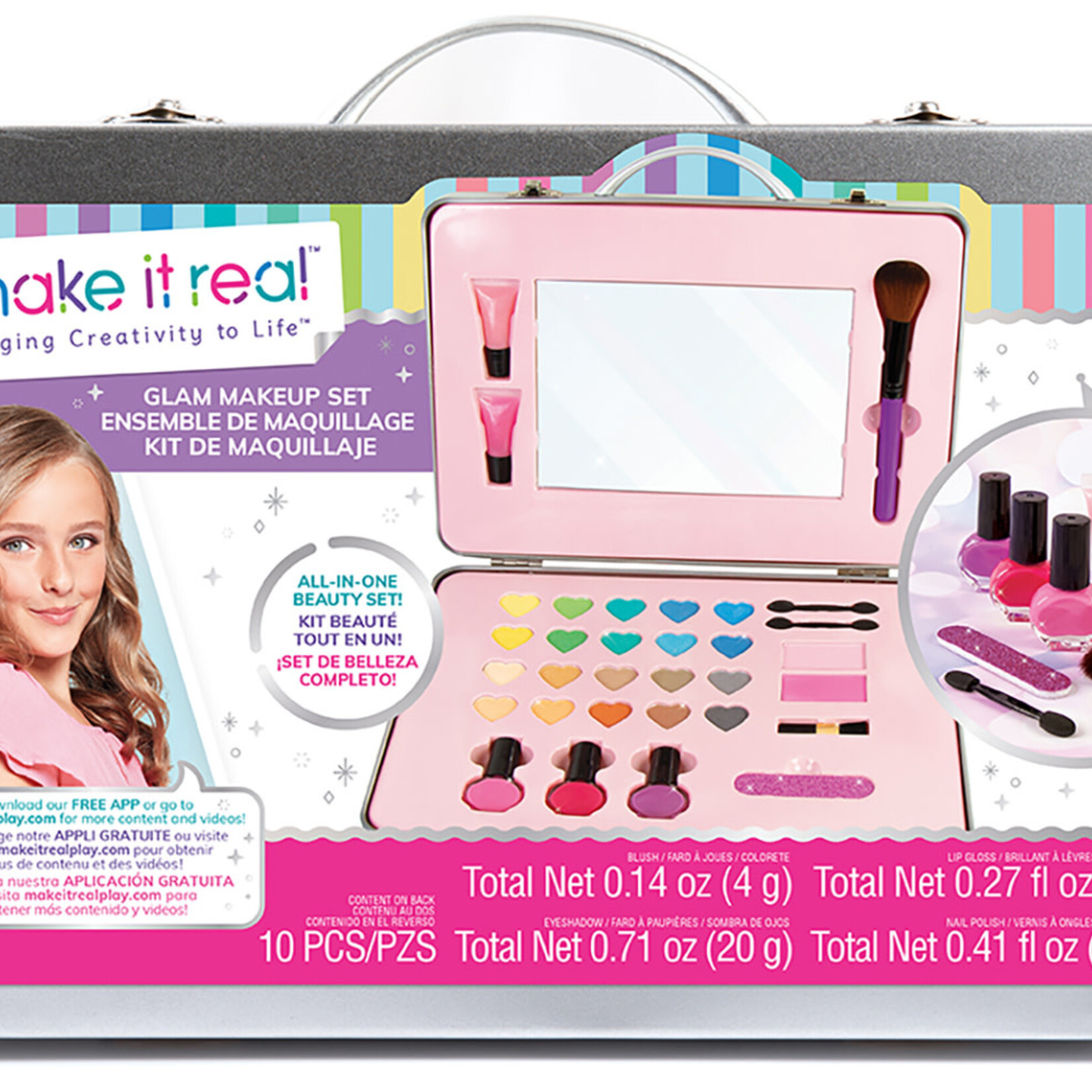 Make it real *****Make it real ensemble de maquillage licorne    (Vernis Sec)