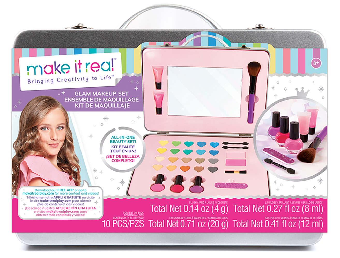 Make it real *****Make it real ensemble de maquillage licorne    (Vernis Sec)