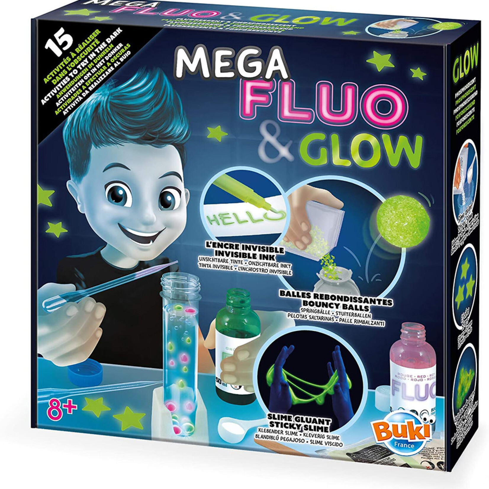 Buki Buki Mega Fluo Glow (15 activités)
