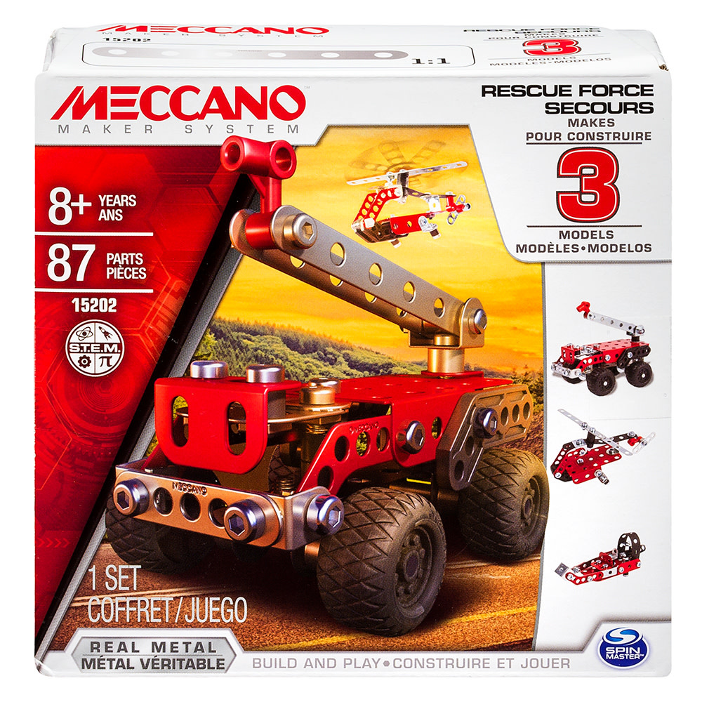 Meccano Meccano 3 en 1 Véhicules de secours