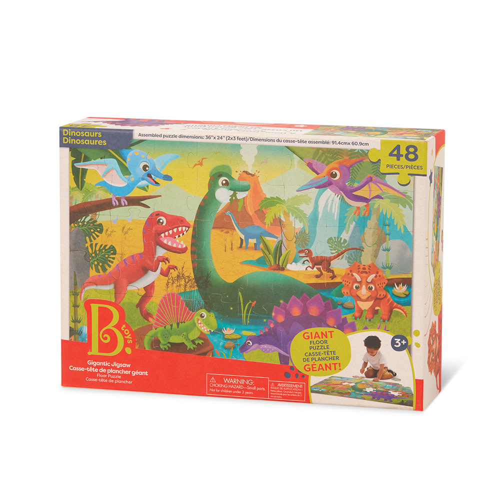 B. Collection B. toys  regarde et explore  casse-tête dinosaures