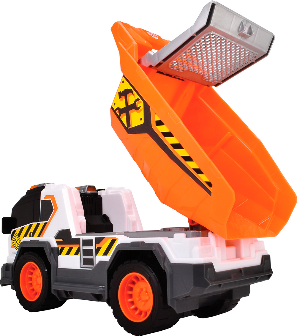 Dickie Toys Dickie Toy Dump Truck - camion-benne avec son et lumière