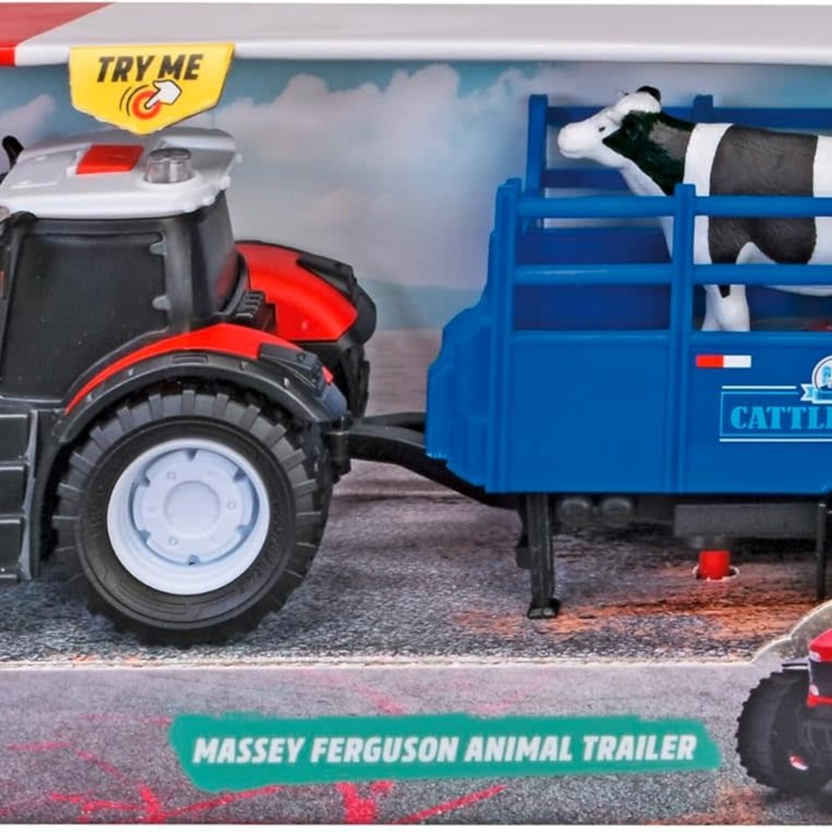 Dickie Toys Dickie Toys Massey Ferguson Animal Trailer