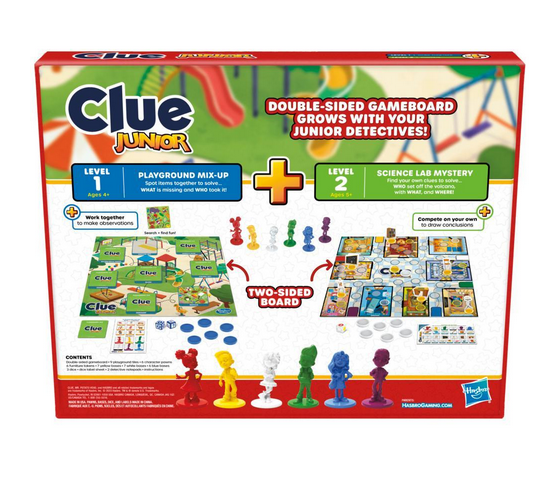 Hasbro Clue Junior 2023 (2 jeux en 1)