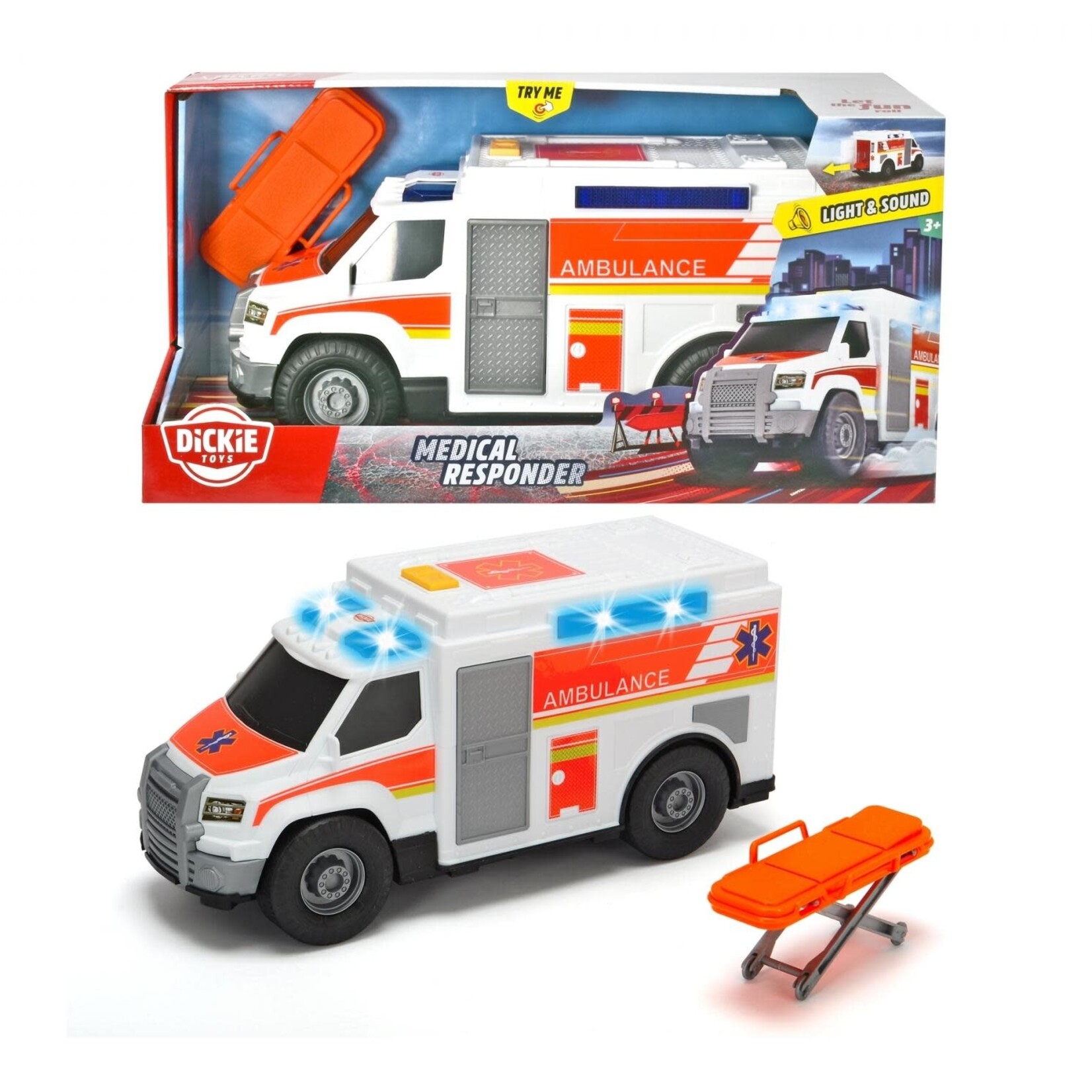 Dickie Toys Dickie Toys Medical Responderf - ambulance son et lumière