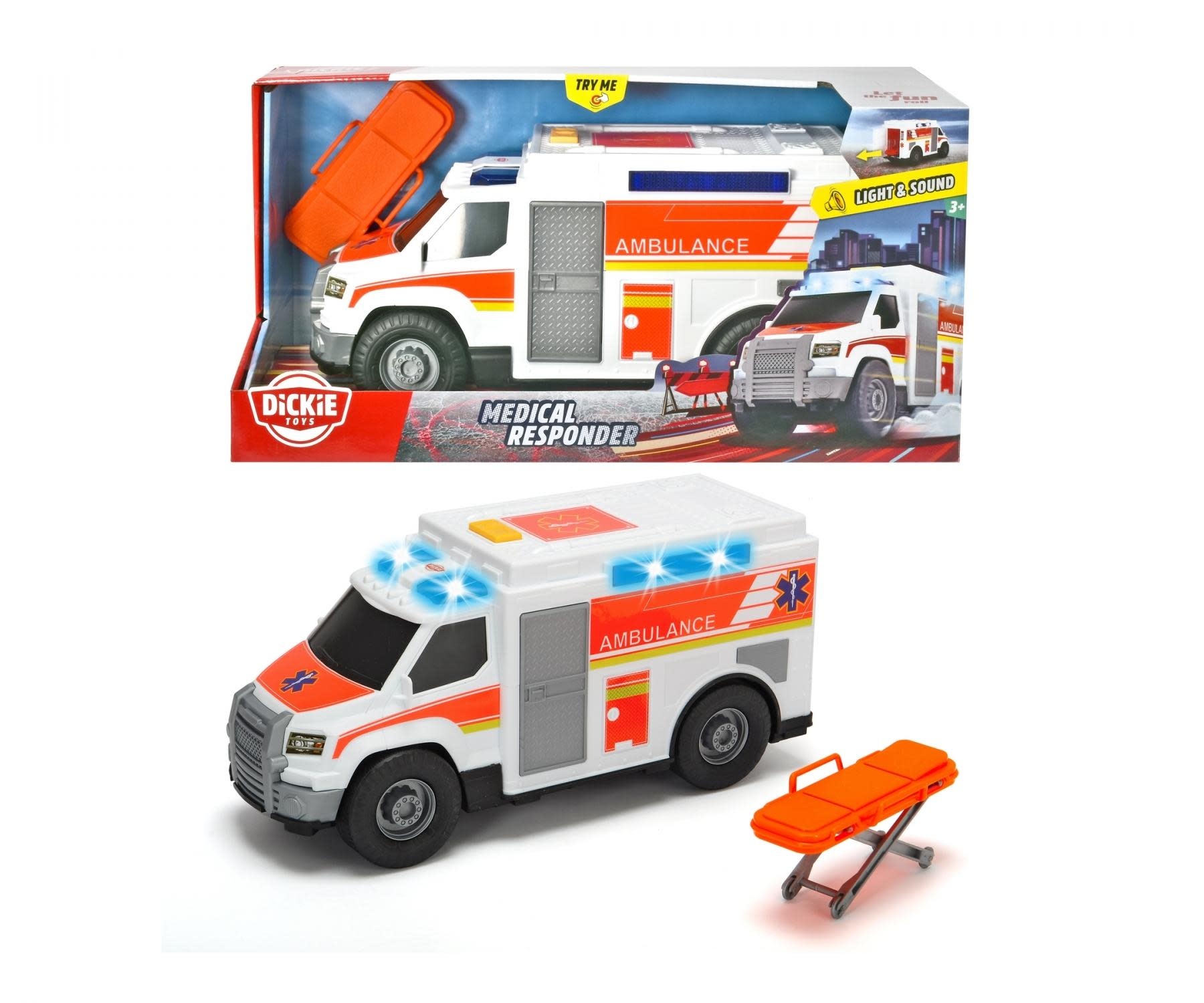 Dickie Toys Dickie Toys Medical Responderf - ambulance son et lumière