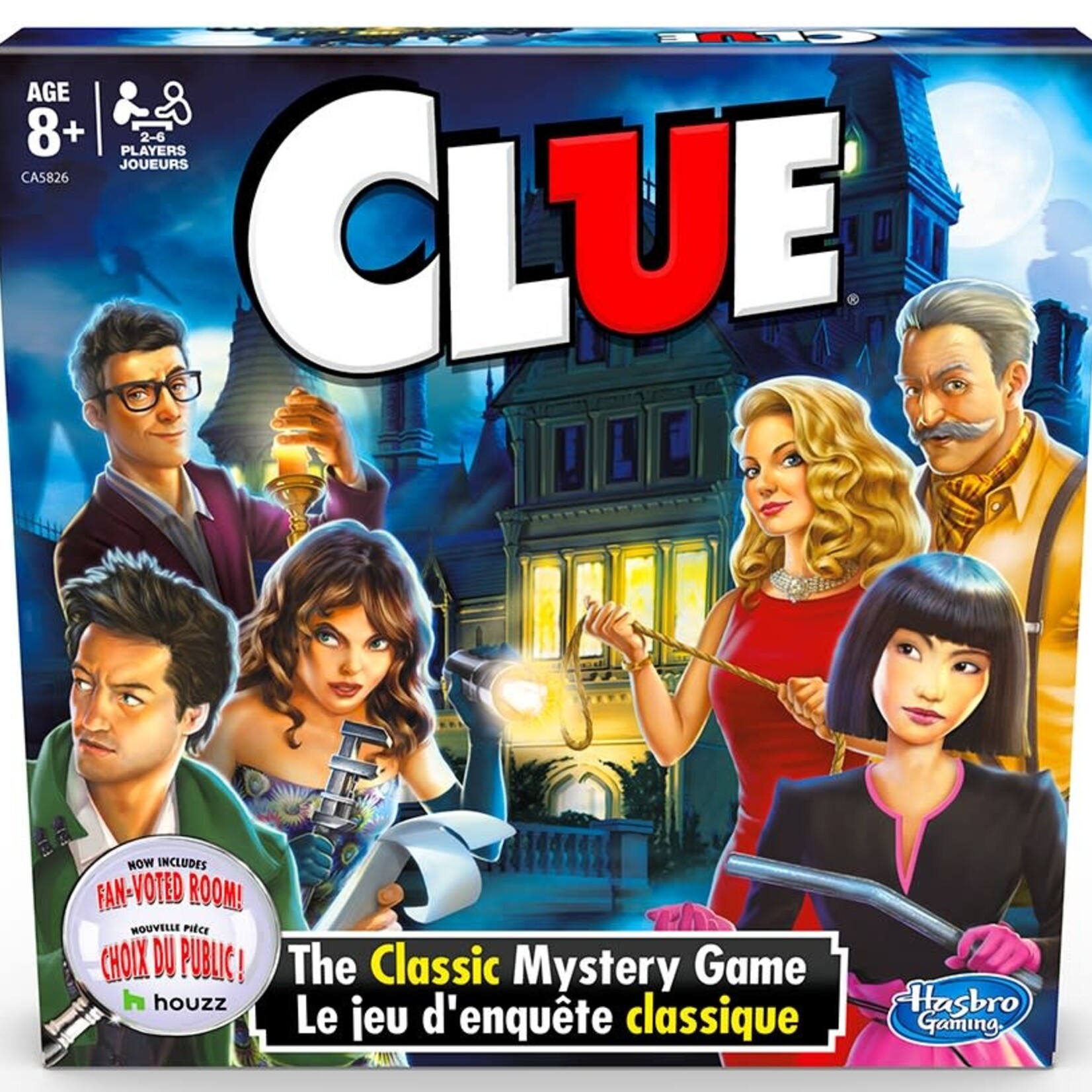 Hasbro Clue le jeu d'enquête classique