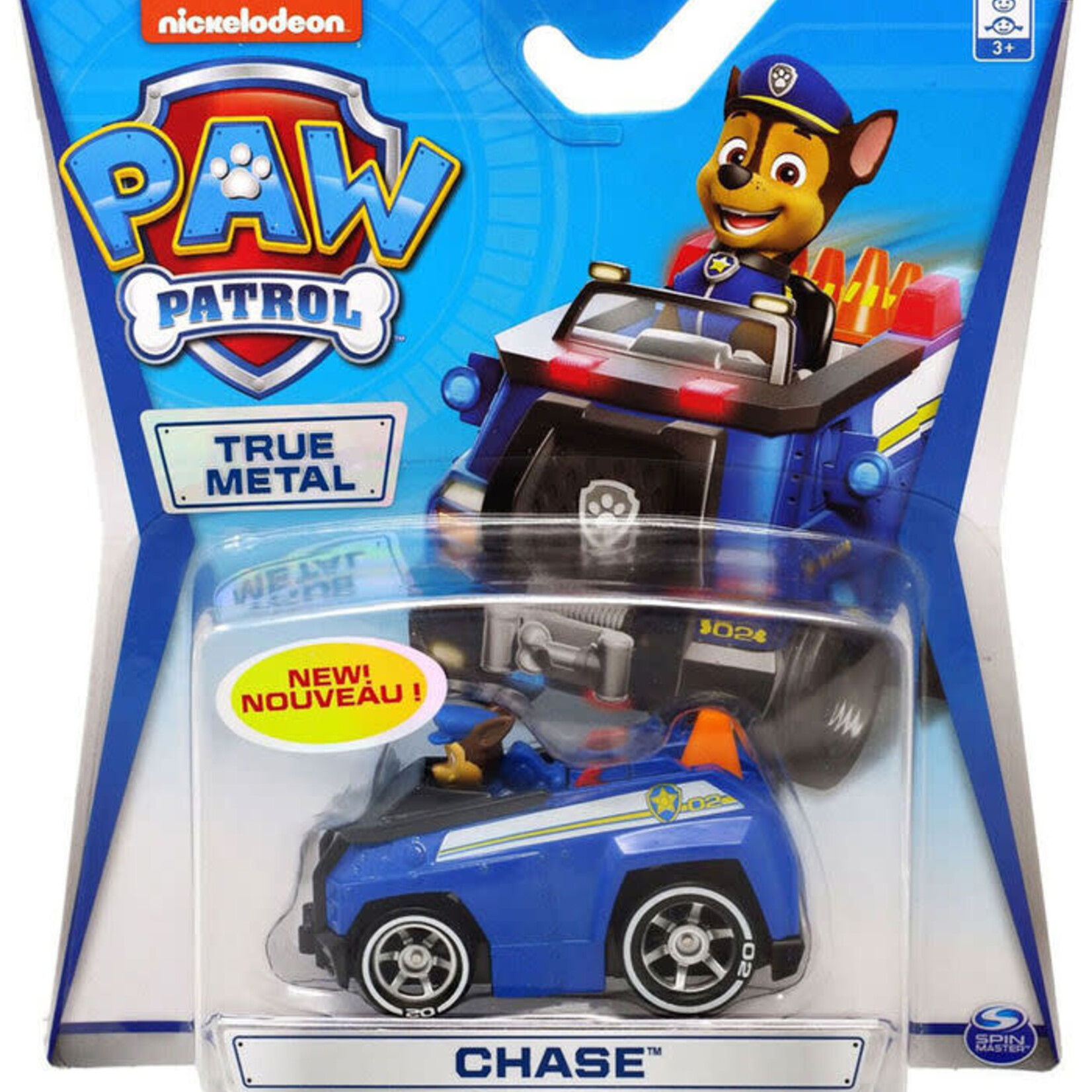 Spin Master Pat' Patrouille - Véhicule Die Cast 1:55 Chase