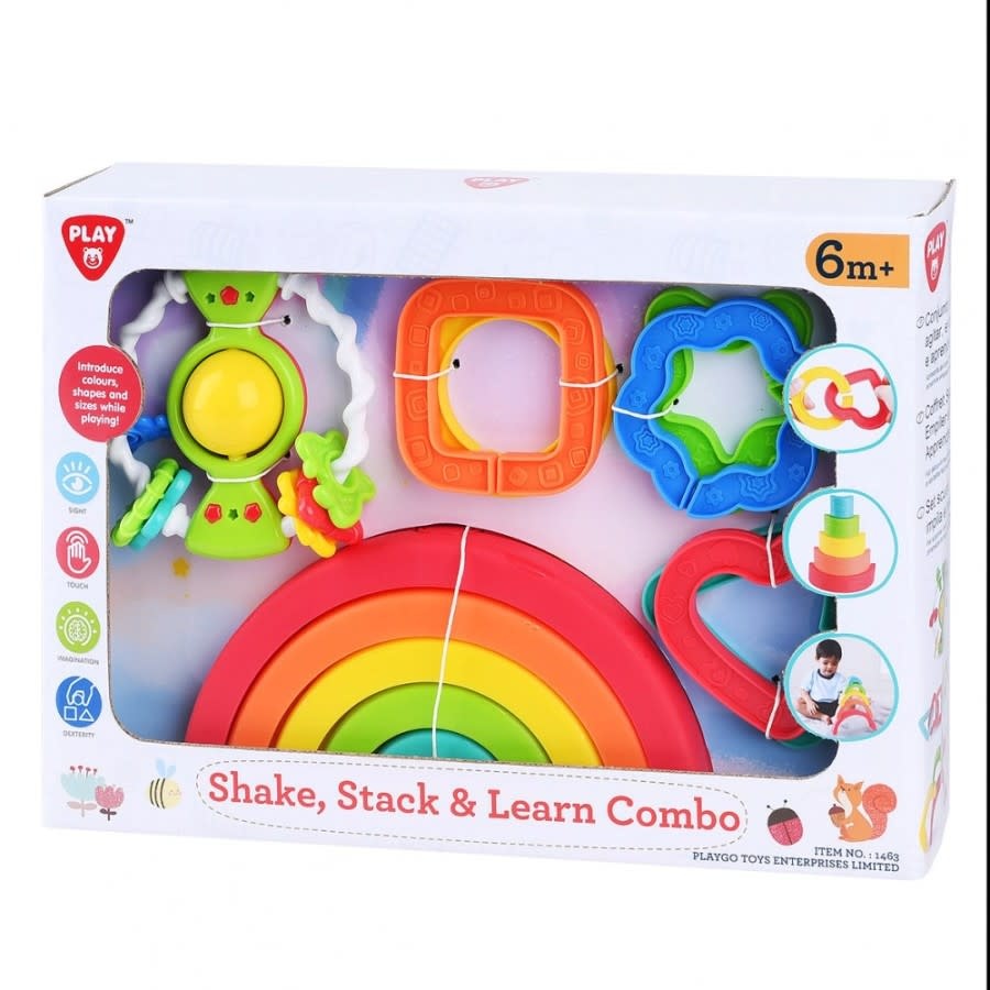 Playgo Playgo - Shake, Stack & Learn Combo