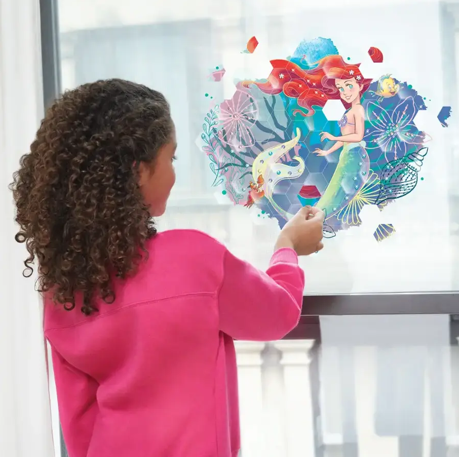 Make it real Disney The Little Mermaid Mosaïque d'Art de fenêtre