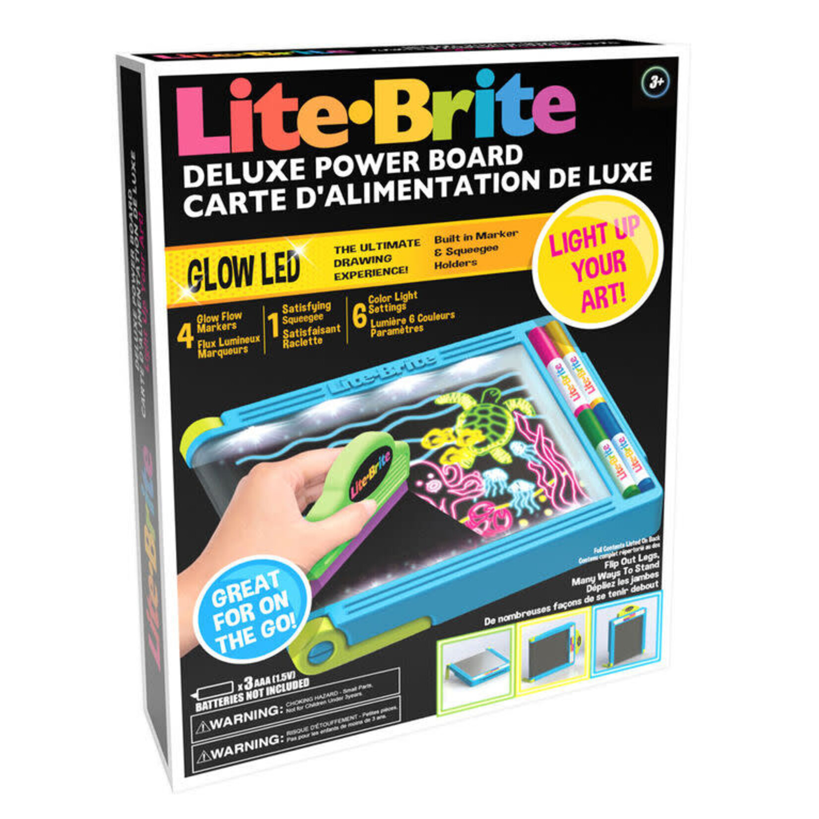 Hasbro Lite-Bright - Carte d'alimentation de luxe