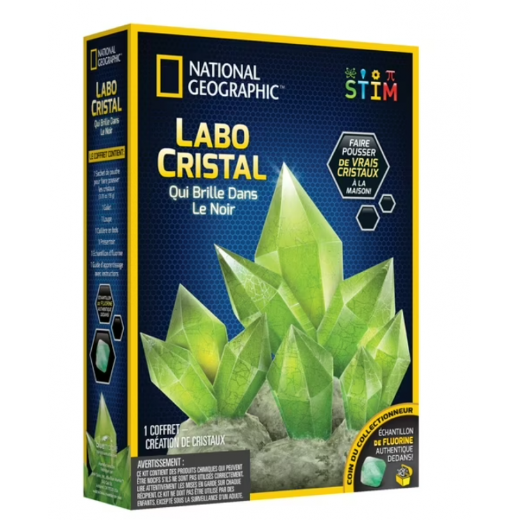 National Geographic National Geographic - Labo Cristal qui brille dans le noir