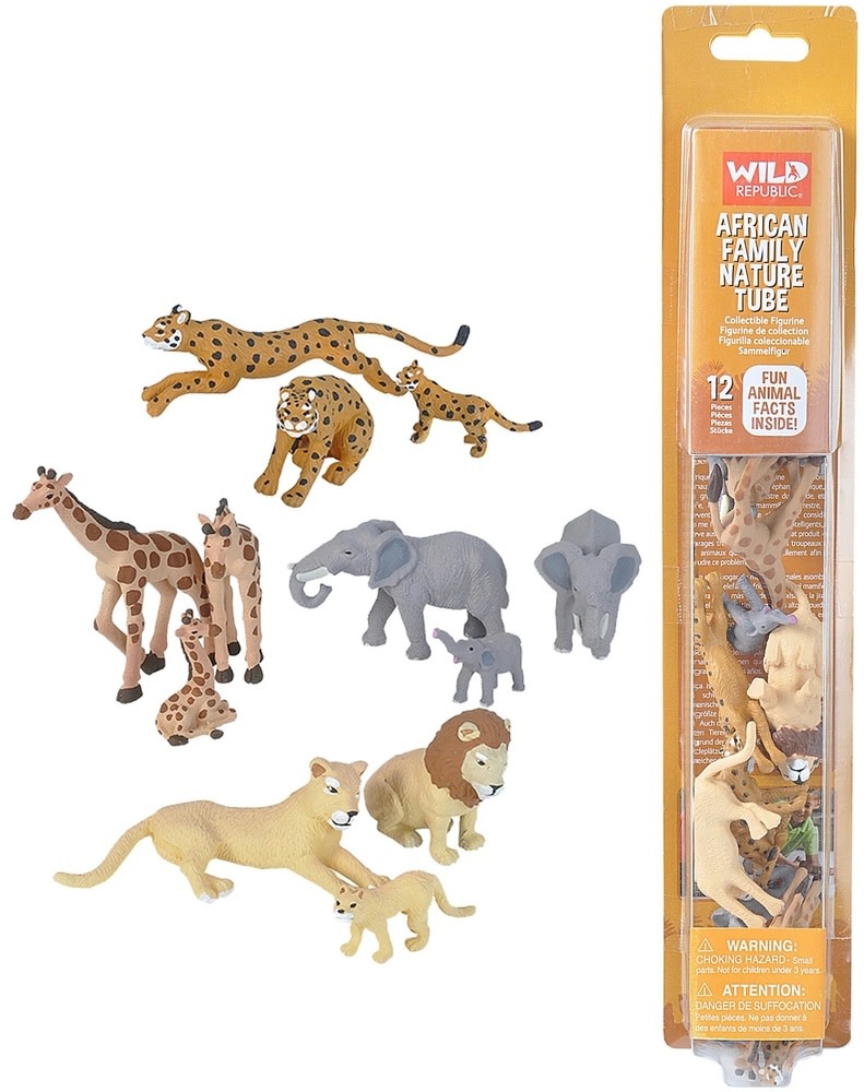 wild republic Nature Tube - Familles Africaines