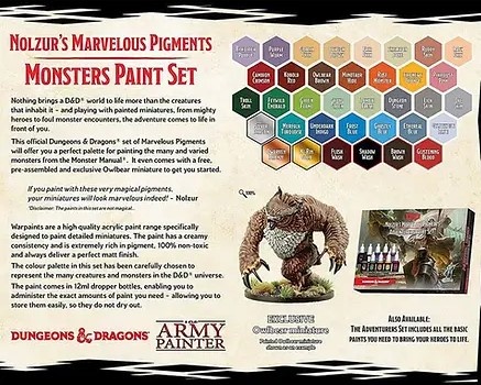 The Army Painter Nolzur's Marvelous Pigments- Monsters paint set