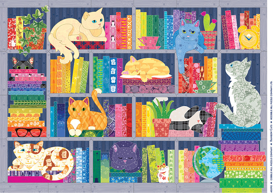 Cobble Hill Cobble Hill 500 - Rainbow Cats