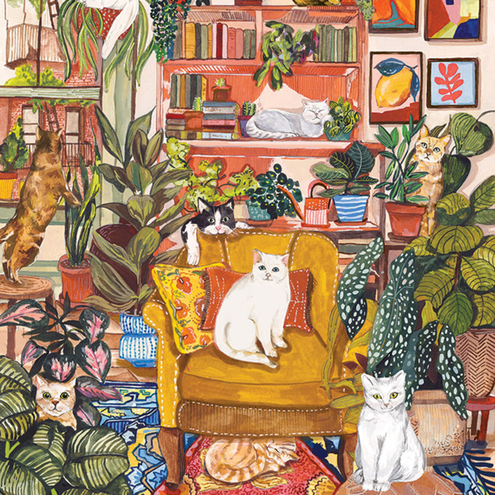 Cobble Hill Cobble Hill 500 - You cat sit on the floor