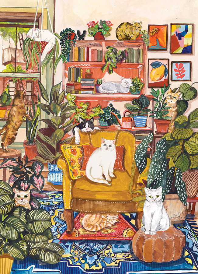 Cobble Hill Cobble Hill 500 - You cat sit on the floor