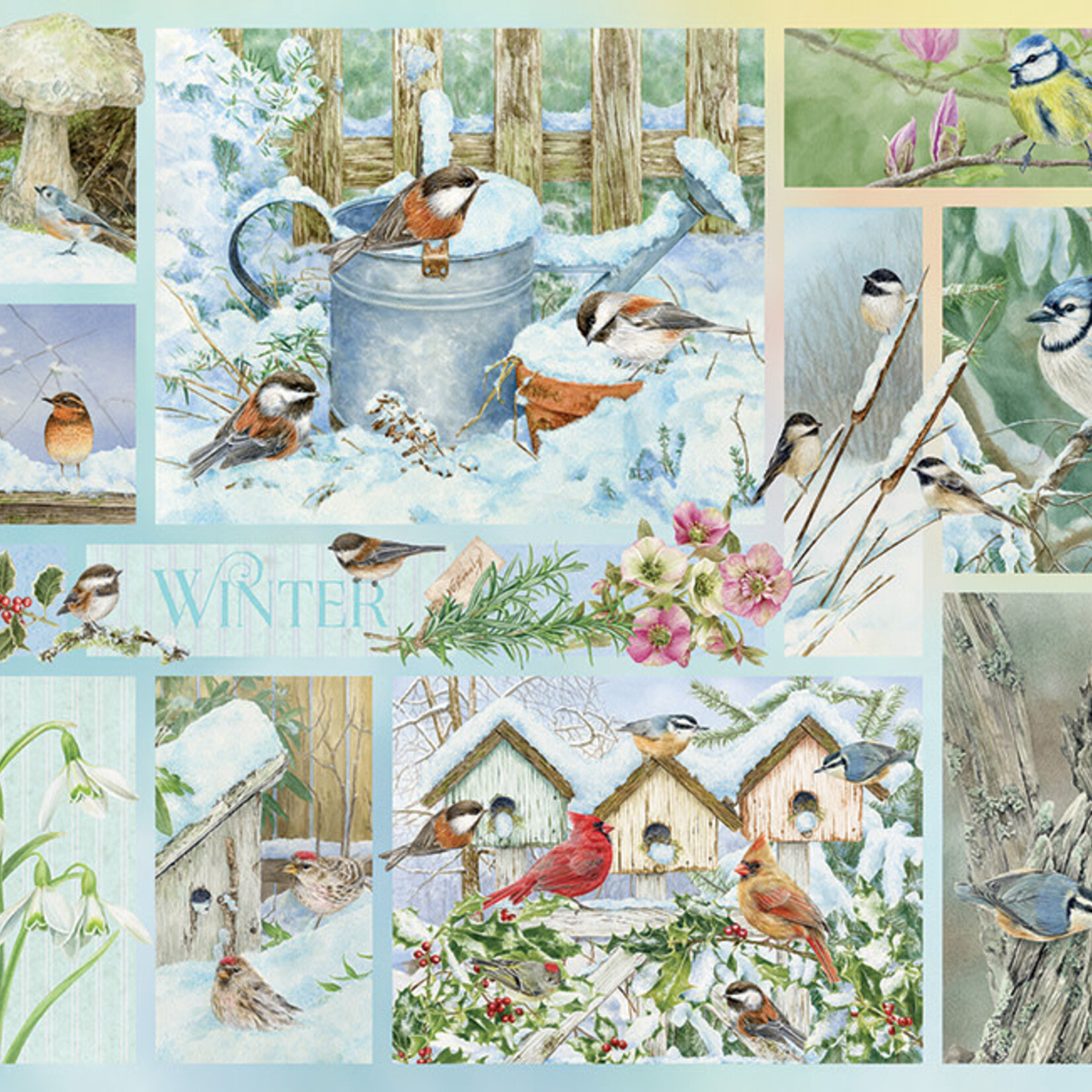 Cobble Hill Cobble Hill 500 - Garden Birds in Winter