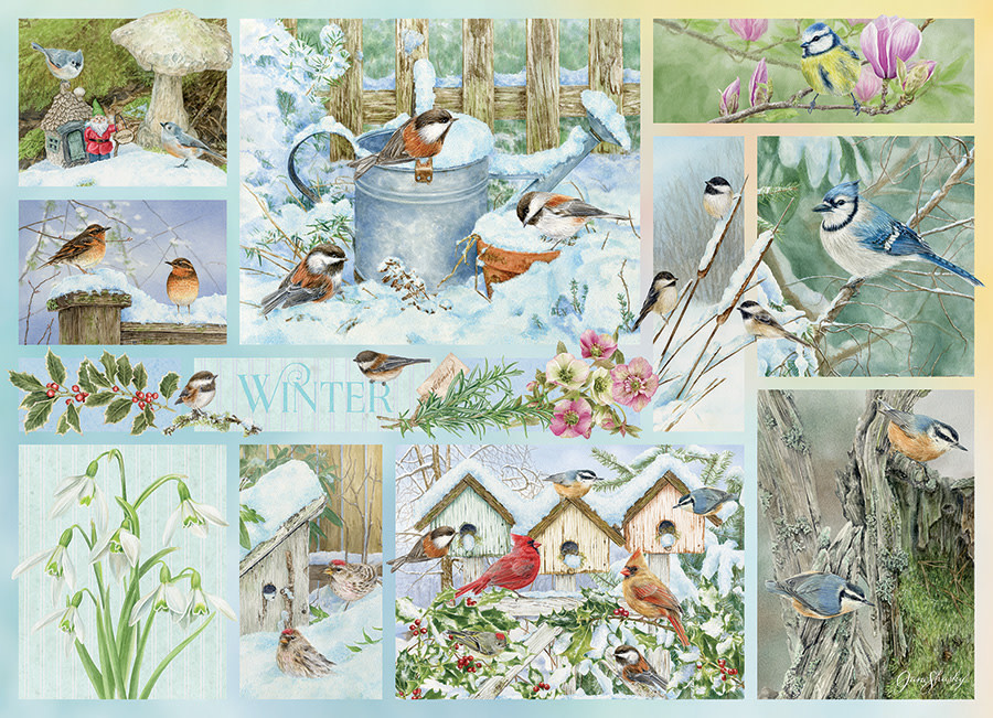 Cobble Hill Cobble Hill 500 - Garden Birds in Winter