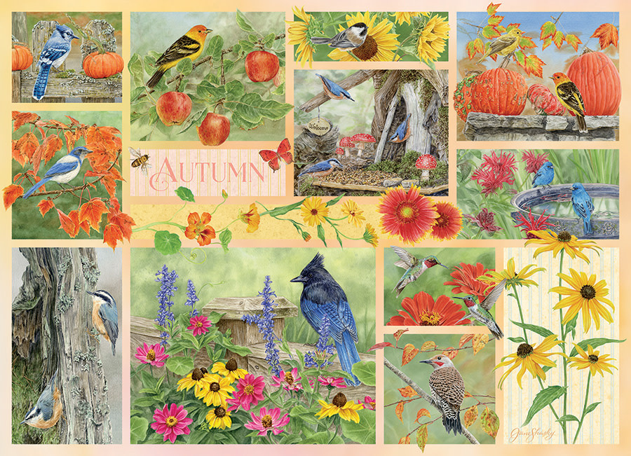 Cobble Hill Cobble Hill 500 - Garden Birds in Automn