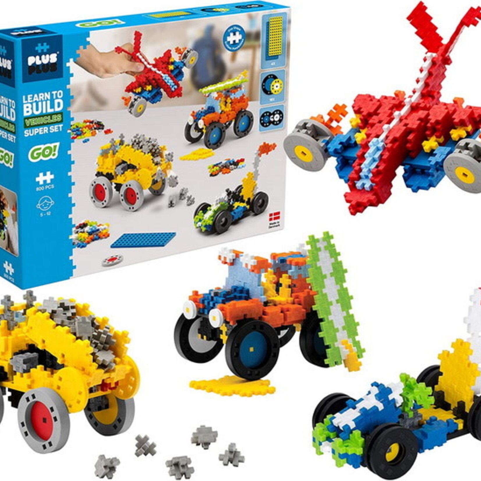 Plus Plus Plus Plus GO! ensemble de véhicules 800pcs