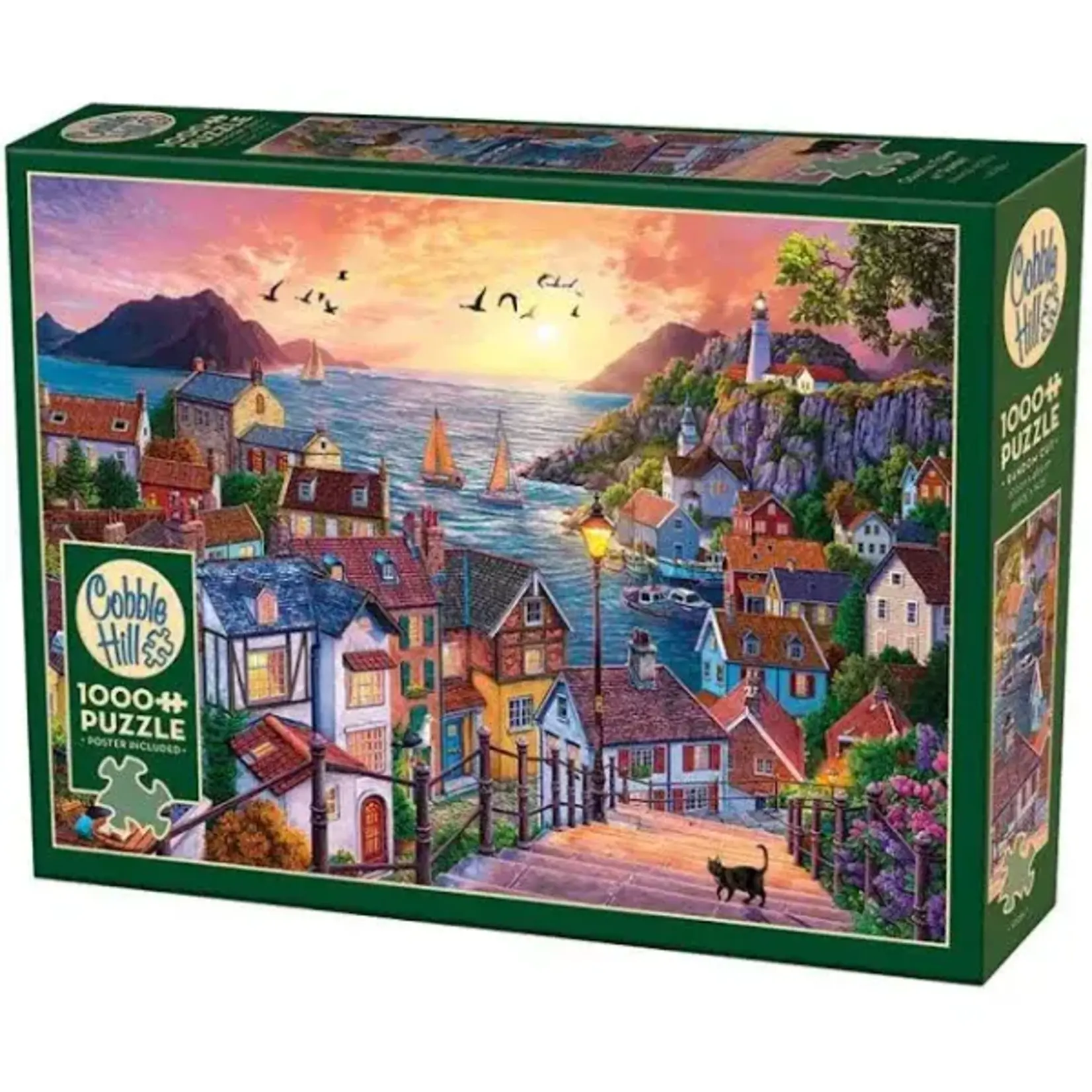 Cobble Hill Cobble Hill 1000 - Coastal Town at Sunset