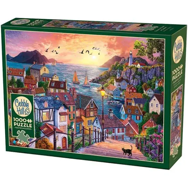 Cobble Hill Cobble Hill 1000 - Coastal Town at Sunset