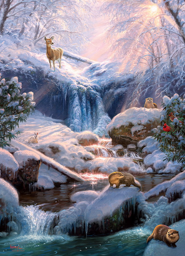 Cobble Hill Cobble Hill 1000 - Mystic Falls in Winter