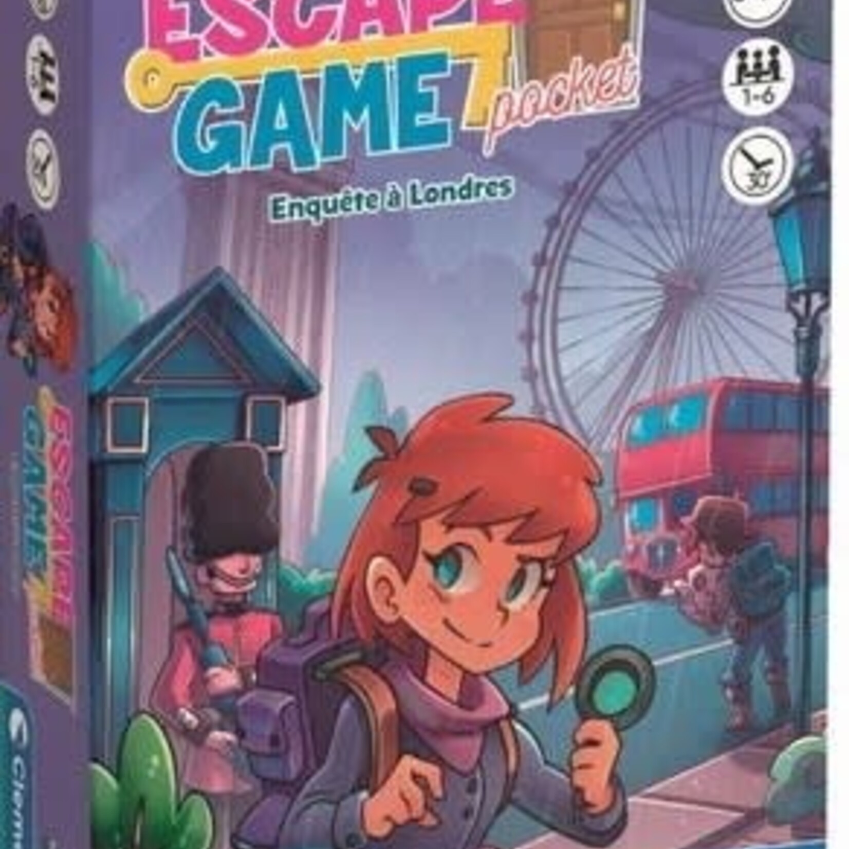 Clementoni Pocket Escape Game Enquête à Londres