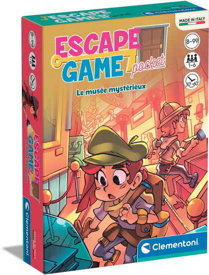 Clementoni Escape Game pocket - Le musée mysterieux