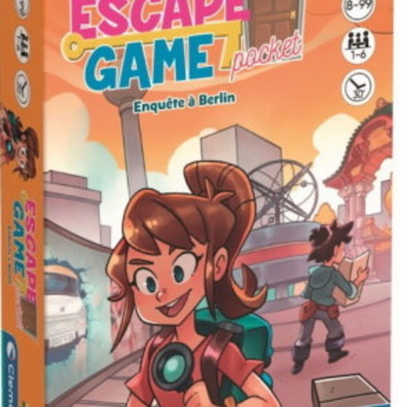 Clementoni Pocket Escape Game Enquête à Berlin