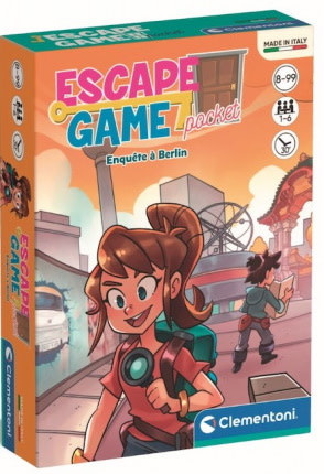 Clementoni Pocket Escape Game Enquête à Berlin