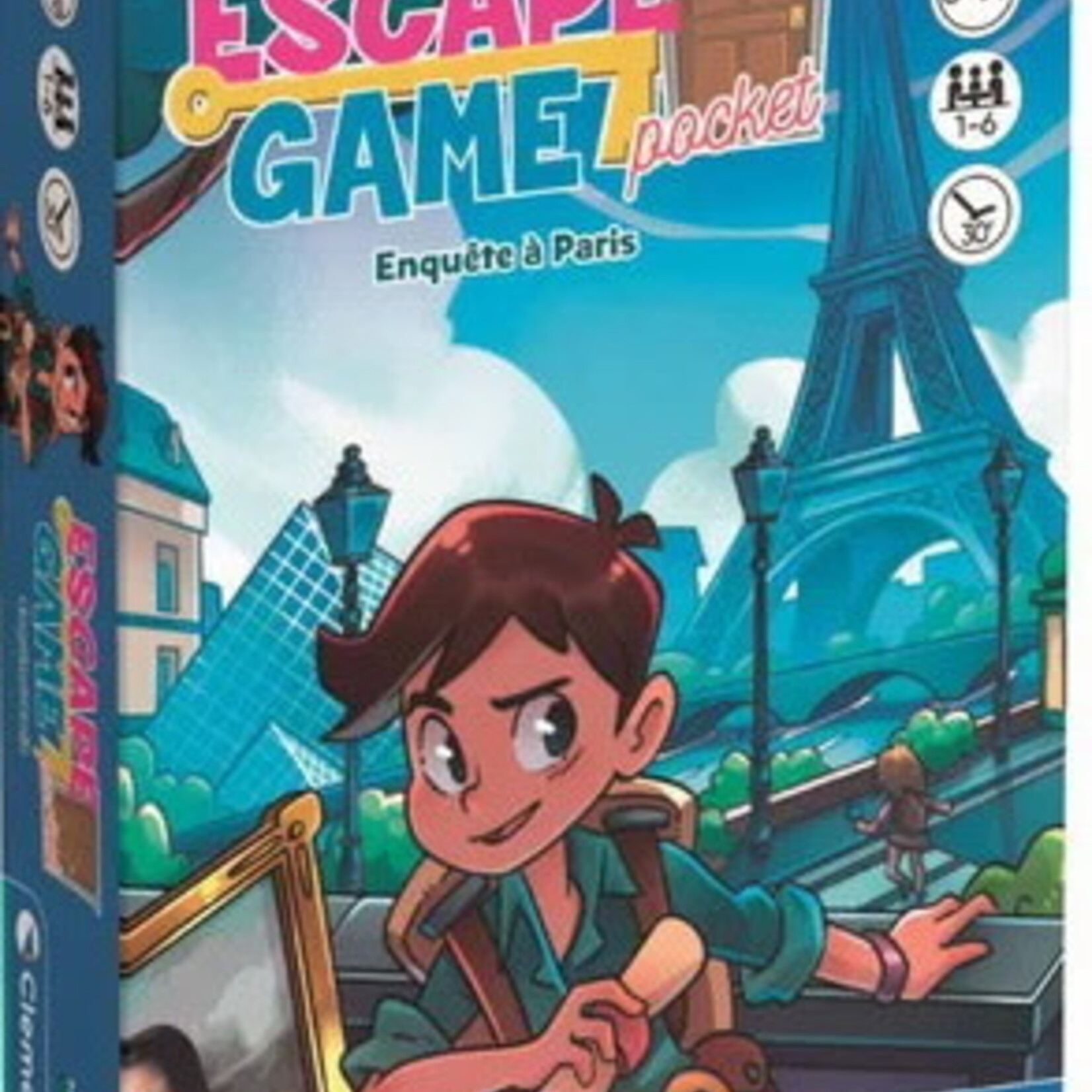 Clementoni Pocket Escape Game Enquête à Paris