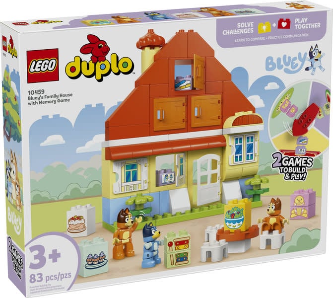Lego Lego 10459 Duplo - La maison de la famille de Bluey avec jeu de mémoire
